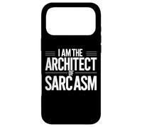 Carcasa para iPhone 17 Pro MAX Yo Soy el Arquitecto del Sarcasmo Citas Divertidas de Arquitectura