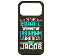Carcasa para iPhone 17 Pro MAX Yo Soy Israel Semilla De Abraham Isaac Y Jacob Cita Israelita