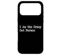 Carcasa para iPhone 17 Pro MAX Yo Soy la Persona Loca Gato Citas Divertidas