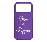 Carcasa para iPhone 17 Pro MAX Yoga & Puppies Namastay Home with Dog Doing Yoga Lovers Yogi