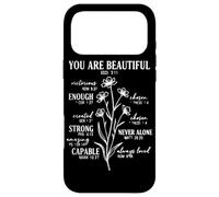 Carcasa para iPhone 17 Pro MAX You Are Beautiful Enough Strong Loved Christian Cita