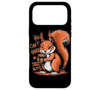 Carcasa para iPhone 17 Pro MAX You Can't Handle Deez Nuts, Divertido Humor para Adultos, Amante de Las Ardillas