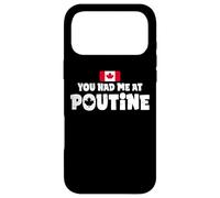 Carcasa para iPhone 17 Pro MAX You Had Me At Poutine Canadian Fries Canada Flag Home Pride