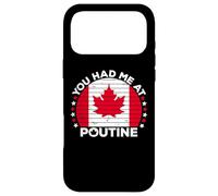 Carcasa para iPhone 17 Pro MAX You Had Me At Poutine Canadian Fries Canada Flag Home Pride