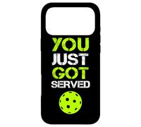 Carcasa para iPhone 17 Pro MAX You Just Got Served Pickleball, Divertido Deporte para Jugadores de Pickleball