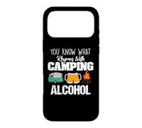 Carcasa para iPhone 17 Pro MAX You Know What Rhymes with Camping Alcohol Lover