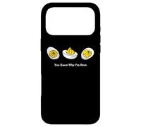 Carcasa para iPhone 17 Pro MAX You Know Why I'm Here, Retro Thanksgiving Dinner Deviled Egg