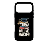 Carcasa para iPhone 17 Pro MAX You May Call Me Master Graduate Humor Divertido Graduación