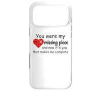 Carcasa para iPhone 17 Pro MAX You were My Missing Puzzle Piece Valentine Couple Love Heart