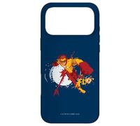 Carcasa para iPhone 17 Pro MAX Young Justice Splatter Art Kid Flash Logo