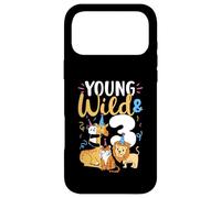 Carcasa para iPhone 17 Pro MAX Young Wild and 3 Safari Zoo Animal Jungle 3rd Birthday