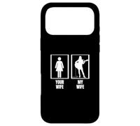 Carcasa para iPhone 17 Pro MAX Your Wife My Wife Funny Women Guitarrista acústica
