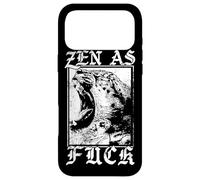Carcasa para iPhone 17 Pro MAX Zen as FCK - Tigre - Estética gótica vanguardista