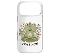 Carcasa para iPhone 17 Pro MAX Zen Cottagecore Rana Meditación Yoga Mindfulness Estética