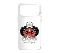 Carcasa para iPhone 17 Pro MAX Zodiac Cancer Inspired Afro Women White Grey Cap Black Girl