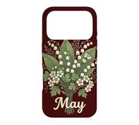 Carcasa para iPhone 17 Pro May Birth Flower Lily of The Valley & Hawthorn Birthday