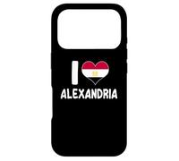 Carcasa para iPhone 17 Pro Me Encanta Alexandria Heart Design Patriotic Egyptian Pride