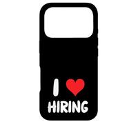 Carcasa para iPhone 17 Pro Me Encanta contratar - Heart - Hire Human Resources Gerente de RRHH