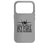Carcasa para iPhone 17 Pro Me Encanta el Olor del Combustible de los Aviones en el avión de Combate matutino