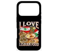 Carcasa para iPhone 17 Pro Me Encanta la Comida Lesbiana Comida Libanesa Divertido Meme Bootleg