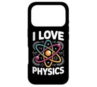 Carcasa para iPhone 17 Pro Me Encanta la física Diseño de átomos Ecuaciones cuánticas Energía