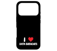 Carcasa para iPhone 17 Pro Me encantan Las violaciones de Datos - Corazón - IT Tech Info Sec Security