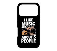 Carcasa para iPhone 17 Pro Me Gusta la música y sobre 3 Personas Letras de Canciones Fan