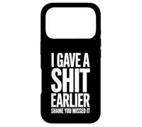 Carcasa para iPhone 17 Pro Me importó Antes una pena Que te lo perdieras Cita Divertida