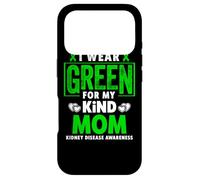 Carcasa para iPhone 17 Pro Me Pongo Verde para la Conciencia de la Enfermedad renal de mi Madre