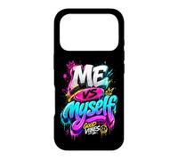 Carcasa para iPhone 17 Pro Me Vs Myself Graffiti Style Urban Streetwear Apparel Design