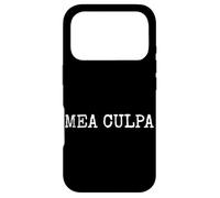 Carcasa para iPhone 17 Pro MEA Culpa Frase Latina MI Falta Error