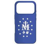 Carcasa para iPhone 17 Pro Medalla Milagrosa Católica Madre María Corazón