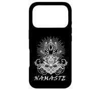 Carcasa para iPhone 17 Pro Mediación, Asiento de Loto, Flor de Loto, Namaste Buda