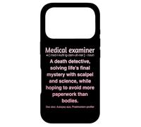 Carcasa para iPhone 17 Pro Médico forense Divertido