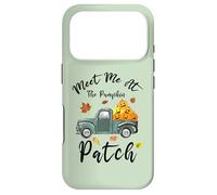 Carcasa para iPhone 17 Pro Meet Me At The Pumpkin Patch, Funny Fall Season Harvest