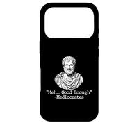 Carcasa para iPhone 17 Pro Meh Good Enough - Mediocrates - Filosofía Griega Sarcástica