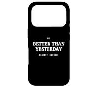 Carcasa para iPhone 17 Pro Mejor Que Ayer: Tú contra ti Mismo, Motivación, Deporte