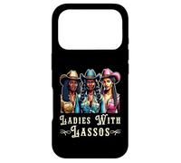 Carcasa para iPhone 17 Pro Melanin Cowgirls Ladies with Lassos African American Cowgirl