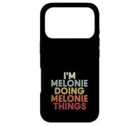 Carcasa para iPhone 17 Pro Melonie Name Melonie Personalized Name First Given