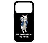 Carcasa para iPhone 17 Pro Meme Divertido del Conejo AI: Todos Los Caminos Conducen A