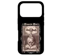 Carcasa para iPhone 17 Pro Memento Mori Gótico Cráneo Reloj De Arena Bruja Oscuro Academia