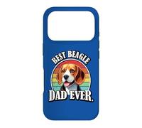 Carcasa para iPhone 17 Pro Mens Boys Kids Retro Sunset Vintage Best Beagle Dad Ever