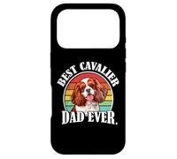 Carcasa para iPhone 17 Pro Mens Retro Vintage Best Cavalier Dad Ever Red Spaniel