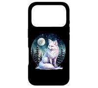Carcasa para iPhone 17 Pro Mens Womens Cute Winter Snow White Arctic Fox Lover