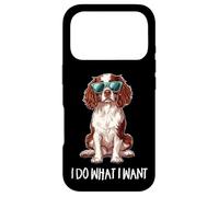 Carcasa para iPhone 17 Pro Mens Womens Funny Do What I Want Brittany Spaniel Lover