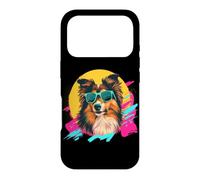 Carcasa para iPhone 17 Pro Mens Womens Girls Retro Vintage 80s Shetland Sheepdog Lover