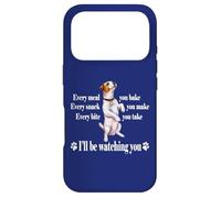 Carcasa para iPhone 17 Pro Mens Womens JRT Dog Lover Watching Snack Jack Russell