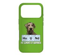Carcasa para iPhone 17 Pro Mens Womens Kids Elements of Happiness Irish Wolfhound Lover