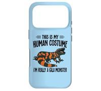 Carcasa para iPhone 17 Pro Mens Womens Kids Funny Human Costume Gila Monster Lover