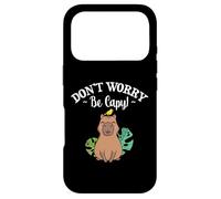 Carcasa para iPhone 17 Pro Mens Womens Kids Girls Kawaii Lover Don't Worry Be Capy